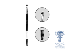 Двусторонняя кисть Lovely №03. Для окрашивания и оформления бровей