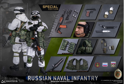 Российский боец морской пехоты (Федор Емельяненко) ФИГУРКА 1/6 RUSSIAN NAVAL INFANTRY 78070S DAMTOYS
