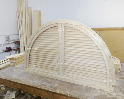 Арочные жалюзи для чердака