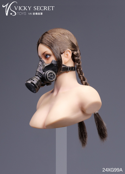 Женский респиратор (газовая маска) - 1/6 Gas Mask (24XG99A) - VSTOYS