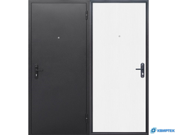 Дверь входная металлическая СТРОЙГОСТ 5 РФ Серебро Белёный дуб купить в Челябинске | КВИРТЕК