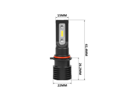 Светодиодные лампы PSX26 Optima LED QVANT, 5000K, 12-24v, (комплект, 2шт)