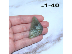 Нефрит натуральный (галтовка) Бурятия №1-40: 11,0г - 42*23*11мм