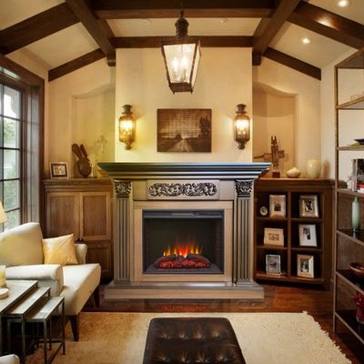 Электрокамин Авалон LO с очагом Sparta 25.5 LED