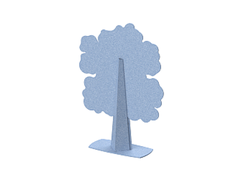 Перегородка фигурная "Дуб"