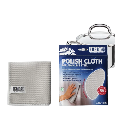 SMART Салфетка для изделий из нержавеющей стали. Размер 32х31 см. Арт. 5211
