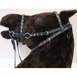 Узда кожаная(с регулировкой размера от COB до FULL)