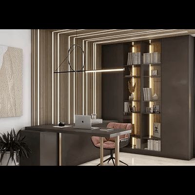 Гипсовая панель BARCODE BIG + LED артикул D-0009