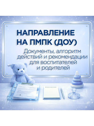 Направление на ПМПК ДОУ - документы, алгоритм действий и рекомендации для воспитателей и родителей