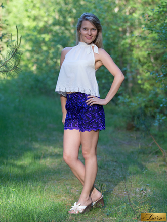 Шорты летние кружевные