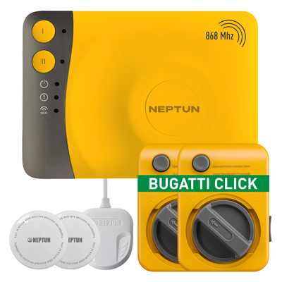КОМПЛЕКТ БЕСПРОВОДНОЙ NEPTUN BUGATTI CLICK 2 КРАНА SMART EVO 1/2