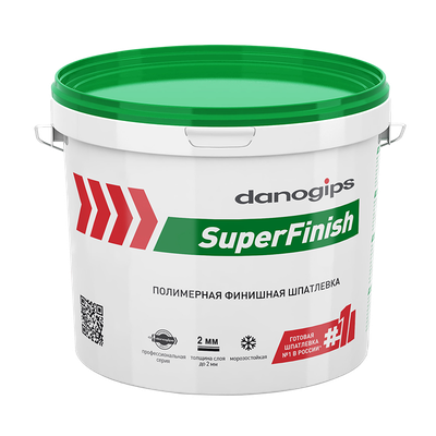 DANOGIPS SuperFinish Шпаклевка готовая финишная 5 кг (3 л)