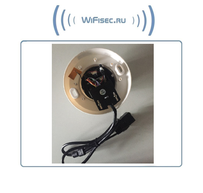 Видеоняня. охранная IP WiFi-LAN видеокамера с выводом для подключения внешнего микрофона и ночным видением, HD (изв. дыма)