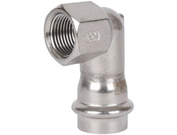 Угольник-переходник ROMMER ВПр-ВР, 22х1/2, из нержавеющей стали прессовой