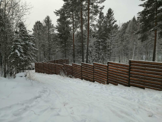 Деревянный забор 1,8 м