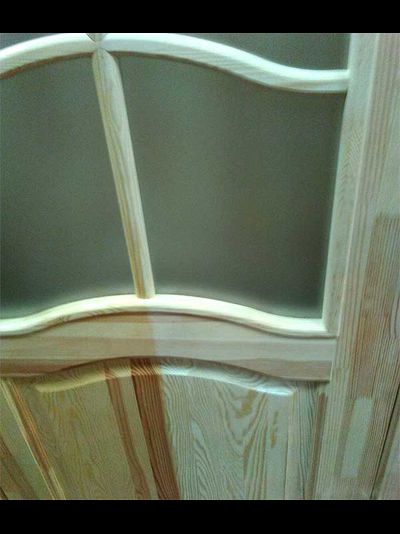 Бессучковая  дверь ДО Классик стекло