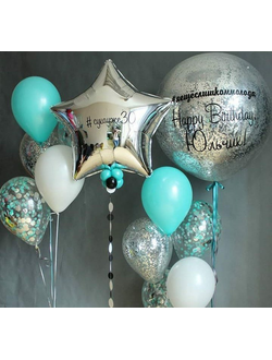 Набор из шаров Сказочный с надписями и шаром гигантом от assorti123.ru