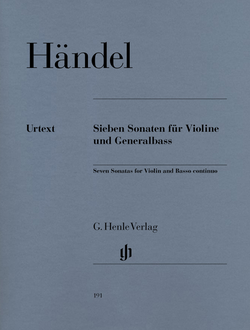 H?ndel. 7 Sonaten f?r Violine und Bc