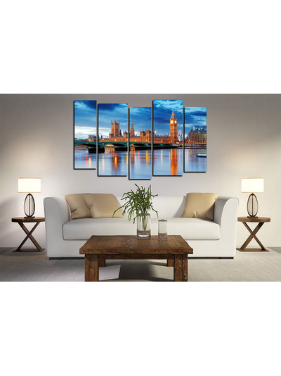 Модульная картина "Пасмурный Лондон"