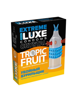 ПРЕЗЕРВАТИВ LUXE EXTREME УБОЙНЫЙ БУРИЛЬЩИК (ТРОПИЧЕСКИЕ ФРУКТЫ) 1 штука