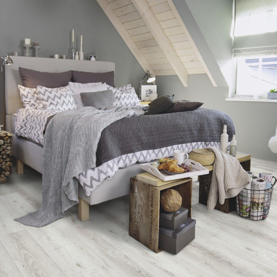 Виниловый пол Wineo 400 Wood Moonlight Pine Pale DB00104 клеевой