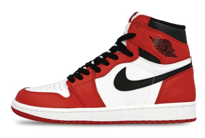 Nike Air Jordan Retro 1 High (красные с белым)