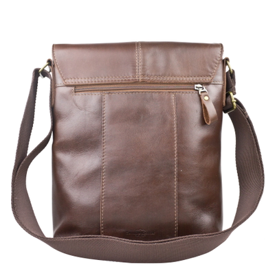 Кожаная мужская сумка Melazzo Premium brown (арт. 
5073-53)