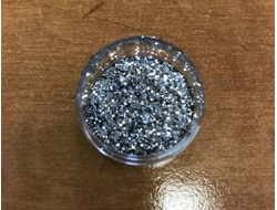 Сольвентостойкие флейки блестки Серебро 400 мкм / 0,4 мм