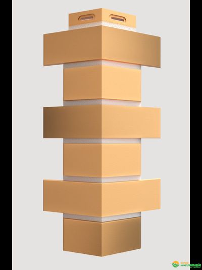 Угол наружный FLEMISH желтый жженый 420 мм