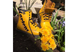 желтые ботинки мартинс