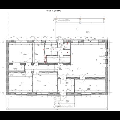 Одноэтажный дом с четырьмя спальнями 113м² (S101)