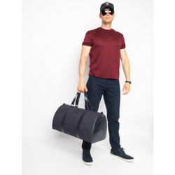 Портплед + дорожная сумка (2 в 1) Palermo Premium dark blue (арт. 4038-19)