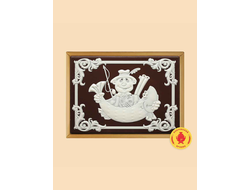 Купить пряник в шоколаде "Рыбак с рыбой в руках", 700 г.