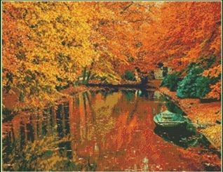 Осенняя прогулка на лодке (97347)