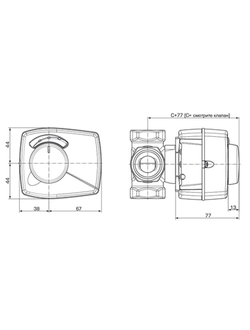 Электропривод ESBE ARA 661