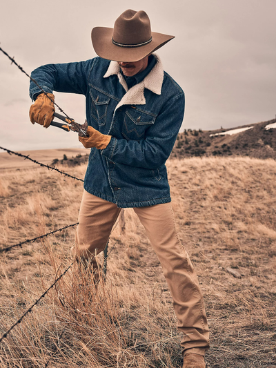 Полупальто Wrangler® Western Sherpa Lined Denim Coat