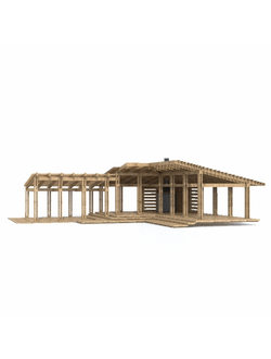 барбекю Веранда летняя с мангалом