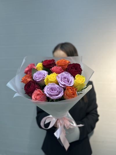 Букет из кенийских роз 15