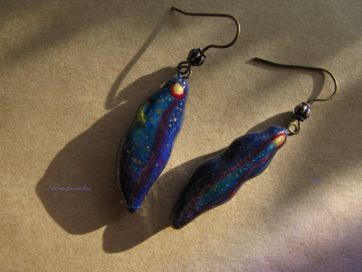 Серьги в арабском стиле "Тысячная сказка Шахерезады"