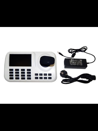 DE/IPK1008 Пульт управления PTZ IP камерами, с дисплеем 5". Джостик управления, дополнительный выход на внешний монитор. Full HD. до 5 Мп.