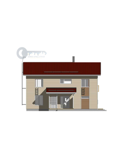 ДЖ-20 ЖИЛОЙ ДОМ: ГАБАРИТНЫЕ РАЗМЕРЫ: (12Х8М) 2 ЭТАЖА, ОБЩАЯ ПЛОЩАДЬ: 194М²