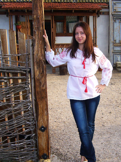 Женская сорочка "Репейник".