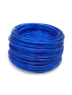 Проволока алюминиевая, 1 мм 10 м,  цвет синий