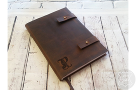 ежедневник из натуральной кожи с именной гравировкой