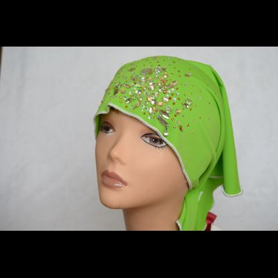 Женский платок бандана из лайкры Vizio 5028 ST Италия зеленый