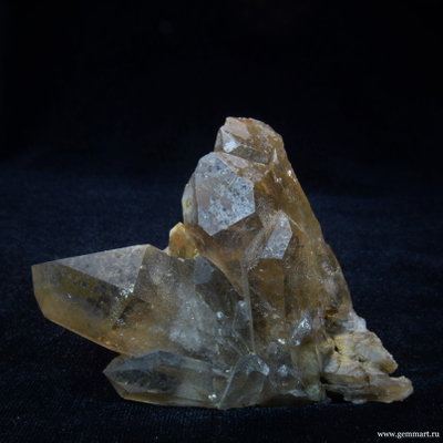 Дымчатый кварц (раухтопаз),  друза. Казахстан.  60*50*40мм