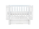 Кроватка детская продольный маятник Pituso Olivia Белый-Белый