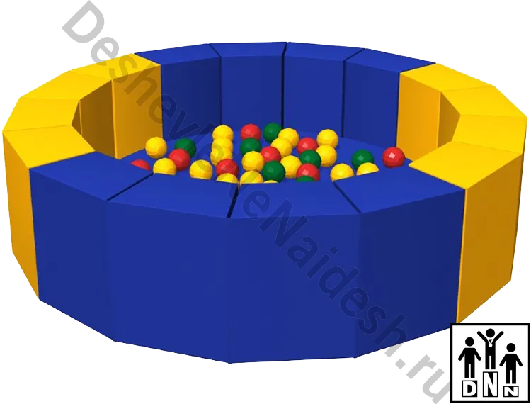 Сухой бассейн с шариками «16 граней»