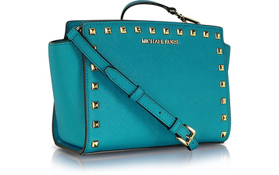 Сумка Майкл корс селма лардж бирюзовая