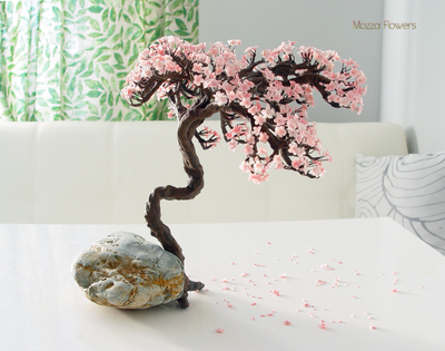 Бонсай Сакура из полимерной глины.